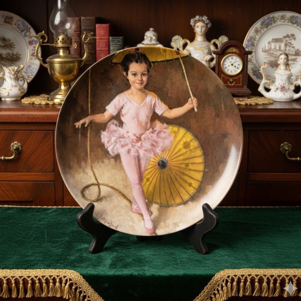 John McClelland Katie the Tightrope Walker Reco Knowles Collector Plate 1982